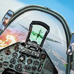 Скачать Jet Fighter: Plane Game Взлом [Бесконечные монеты] + [МОД Меню] на Андроид