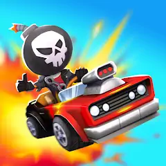 Скачать Boom Karts Multiplayer Racing Взлом [Много денег] + [МОД Меню] на Андроид