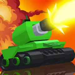 Скачать Tank Battle IO Взлом [Много денег] + [МОД Меню] на Андроид