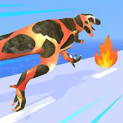 Скачать Dino Evolution Run 3D Взлом [Бесконечные монеты] + [МОД Меню] на Андроид