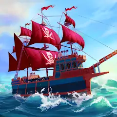 Скачать Pirate Ships・Строй и сражайся Взлом [Бесконечные монеты] + [МОД Меню] на Андроид