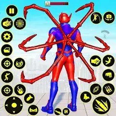 Скачать Spider Rope Hero Man Games Взлом [МОД Бесконечные деньги] + [МОД Меню] на Андроид