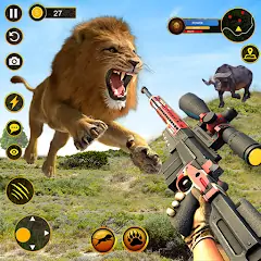Скачать Sniper Animal Shooting Games Взлом [Бесконечные монеты] + [МОД Меню] на Андроид