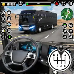 Скачать Автобус Вождение Школа Игры 3D Взлом [Бесконечные монеты] + [МОД Меню] на Андроид