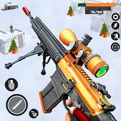 Скачать Sniper War 3D - игры с оружием Взлом [Много денег] + [МОД Меню] на Андроид