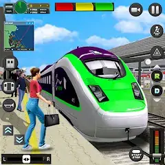 Скачать город поезд сим- поезд игры 3д Взлом [Бесконечные монеты] + [МОД Меню] на Андроид