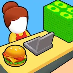 Скачать My Burger Shop Games Взлом [Много денег] + [МОД Меню] на Андроид