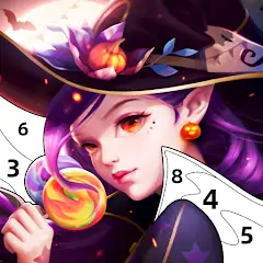 Скачать Witch & Wizard Color by Number Взлом [Много денег] + [МОД Меню] на Андроид