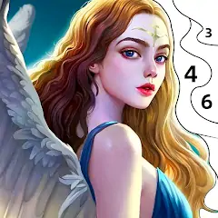 Скачать Angel & Devil Paint by Number Взлом [МОД Бесконечные деньги] + [МОД Меню] на Андроид