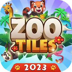 Скачать Zoo Tile-3 Tiles и Zoo Tycoon Взлом [Много монет] + [МОД Меню] на Андроид