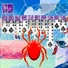 Скачать Spider Solitair - Classic Card Взлом [Бесконечные монеты] + [МОД Меню] на Андроид