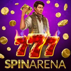 Скачать SpinArena Online Casino Slots Взлом [Много монет] + [МОД Меню] на Андроид