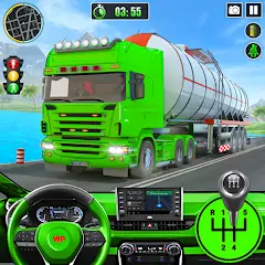 Скачать Offroad Oil Tanker Truck Games Взлом [МОД Бесконечные деньги] + [МОД Меню] на Андроид