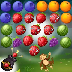 Скачать Fruits Shooter Pop Взлом [Бесконечные монеты] + [МОД Меню] на Андроид