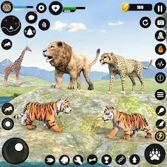 Скачать Tiger Simulator Animal Games Взлом [Много монет] + [МОД Меню] на Андроид