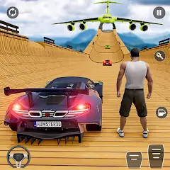 Скачать GT Car Stunt : Ramp Car Stunts Взлом [Бесконечные монеты] + [МОД Меню] на Андроид