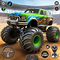 Скачать 4x4 Monster Truck Racing Games Взлом [МОД Бесконечные деньги] + [МОД Меню] на Андроид