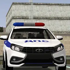 Скачать Полицейские гонки: ЛАДА Веста Взлом [Много денег] + [МОД Меню] на Андроид