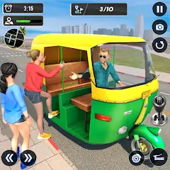 Скачать Тук Тук Авто Вождение Игры 3D Взлом [МОД Бесконечные деньги] + [МОД Меню] на Андроид