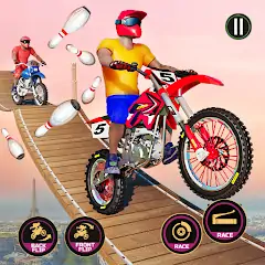 Скачать Motor Bike Stunt Racing Games Взлом [Много денег] + [МОД Меню] на Андроид