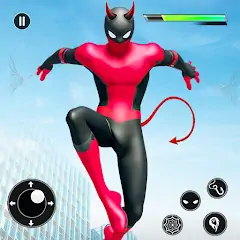 Скачать Spider Rope Hero - Flying Hero Взлом [Много денег] + [МОД Меню] на Андроид