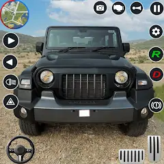 Скачать Jeep Driving Simulator offRoad Взлом [Много денег] + [МОД Меню] на Андроид