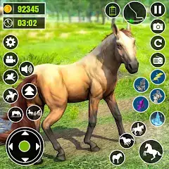 Скачать Virtual Wild Horse Family Sim Взлом [Бесконечные монеты] + [МОД Меню] на Андроид