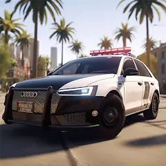 Скачать US Police Car Chase Simulator Взлом [Бесконечные монеты] + [МОД Меню] на Андроид