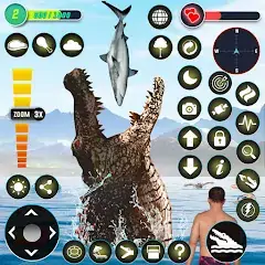 Скачать голодный Крокодил животноеИгры Взлом [Много денег] + [МОД Меню] на Андроид