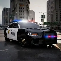 Скачать Police Car Simulator 2023 Взлом [Много денег] + [МОД Меню] на Андроид