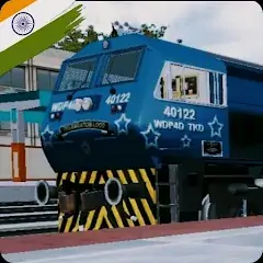 Скачать Indian Railway Simulator Взлом [МОД Бесконечные деньги] + [МОД Меню] на Андроид