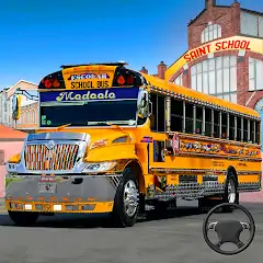 Скачать School Bus Transport Simulator Взлом [Много монет] + [МОД Меню] на Андроид