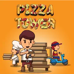Скачать Pizza Tower: Idle Tycoon Взлом [Много денег] + [МОД Меню] на Андроид