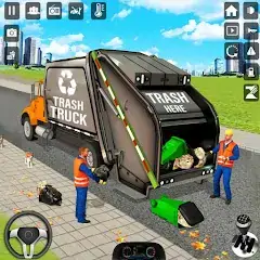 Скачать мусора грузовик Водитель симул Взлом [Бесконечные монеты] + [МОД Меню] на Андроид