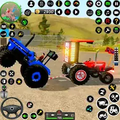 Скачать Тракторные фермерские игры 3D Взлом [Много монет] + [МОД Меню] на Андроид