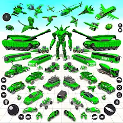 Скачать army tank robot transform game Взлом [Много монет] + [МОД Меню] на Андроид