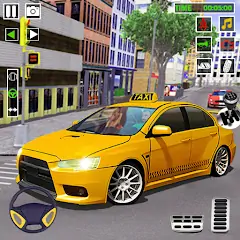 Скачать City Taxi Games-Taxi Car Games Взлом [Много денег] + [МОД Меню] на Андроид