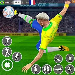 Скачать Star Football 23: Soccer Games Взлом [Много монет] + [МОД Меню] на Андроид