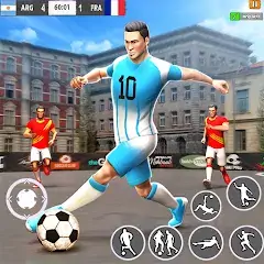 Скачать Street Football: Futsal Games Взлом [МОД Бесконечные деньги] + [МОД Меню] на Андроид