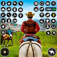 Скачать Horse Riding Rivals Horse Race Взлом [МОД Бесконечные деньги] + [МОД Меню] на Андроид
