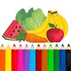 Скачать Coloring Fruits And Vegetables [Полная версия] MOD APK на Андроид