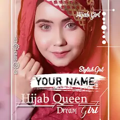 Скачать Hijab Girl Name DP Maker 2022 [Разблокированная версия] MOD APK на Андроид
