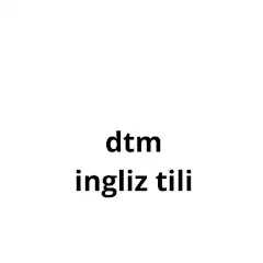 DTM Ingliz tili