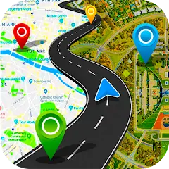 Скачать Глобус GPS-навигации 3d [Разблокированная версия] MOD APK на Андроид