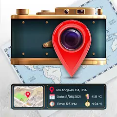 Скачать GPS maps timestamp camera app [Разблокированная версия] MOD APK на Андроид