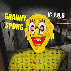 Скачать Horror Sponge Granny V1.8: The Взлом [Много денег] + [МОД Меню] на Андроид