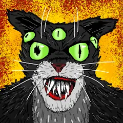 Скачать Cat Fred Evil Pet. Horror game Взлом [Много монет] + [МОД Меню] на Андроид