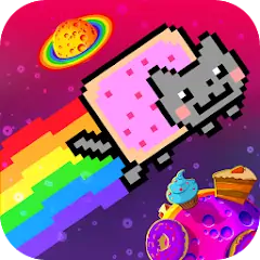 Скачать Nyan Cat: The Space Journey Взлом [МОД Бесконечные деньги] + [МОД Меню] на Андроид