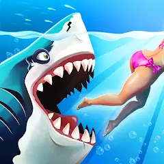 Скачать Hungry Shark World Взлом [Много денег] + [МОД Меню] на Андроид
