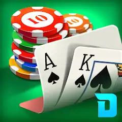 Скачать DH Texas Poker Взлом [МОД Бесконечные деньги] + [МОД Меню] на Андроид